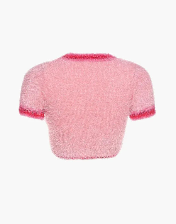 Stariality™ CROP TOP - CHERRY Stariality™ CROP TOP - CHERRY Cherry-Print-Furry-Crop-Top-High-Street-Pink-1677865775 stariality