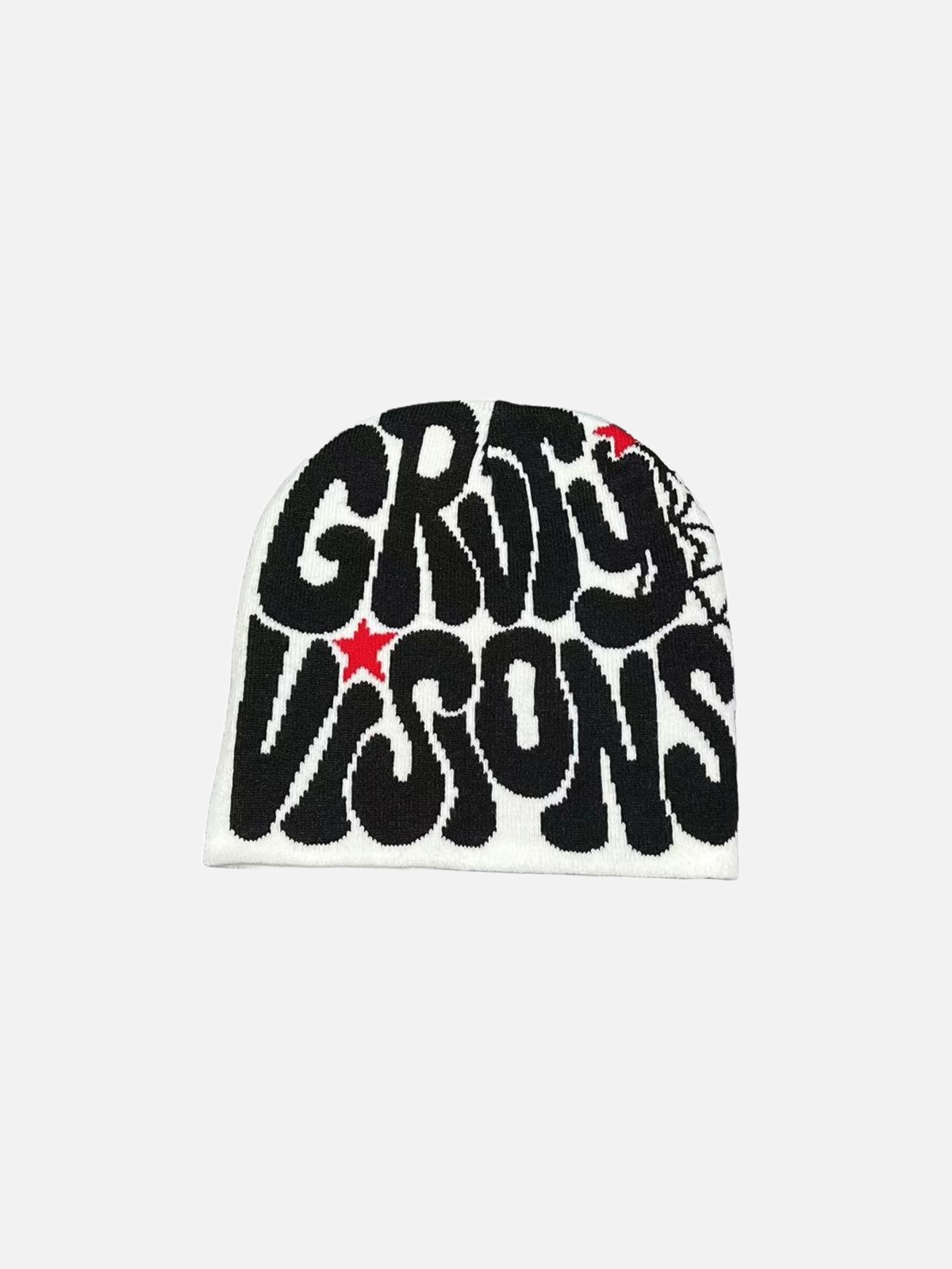 Stariality™ BEANIE - GROVY VISIONS White & Black White & Black Stariality™ BEANIE - GROVY VISIONS Untitled-2024-03-14T160925.879 stariality