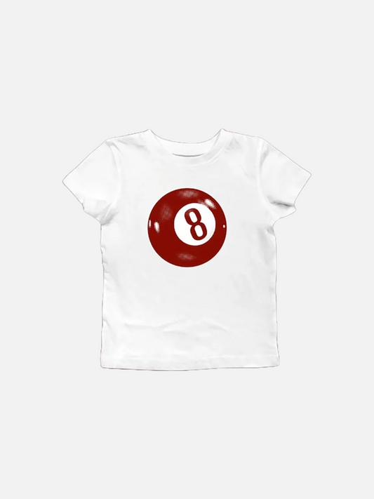 Stariality™ FITTED TEE - 8 BALL White White Stariality™ FITTED TEE - 8 BALL Untitled_23 stariality