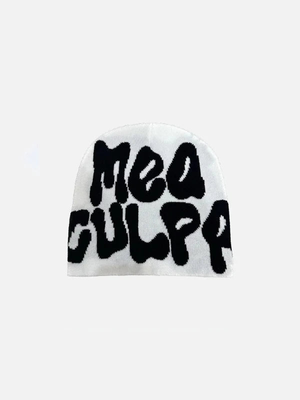 Stariality™ BEANIE - MEA CULPA White White Stariality™ BEANIE - MEA CULPA righthere stariality